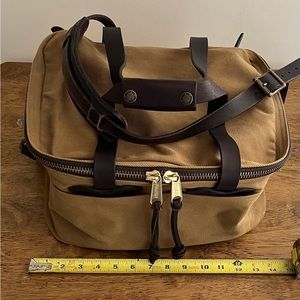 Rare Filson Small Compartment Twill Bag